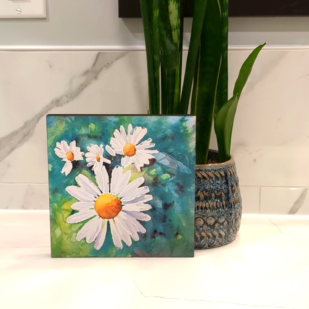 Art Print on canvas mounted on MDF board